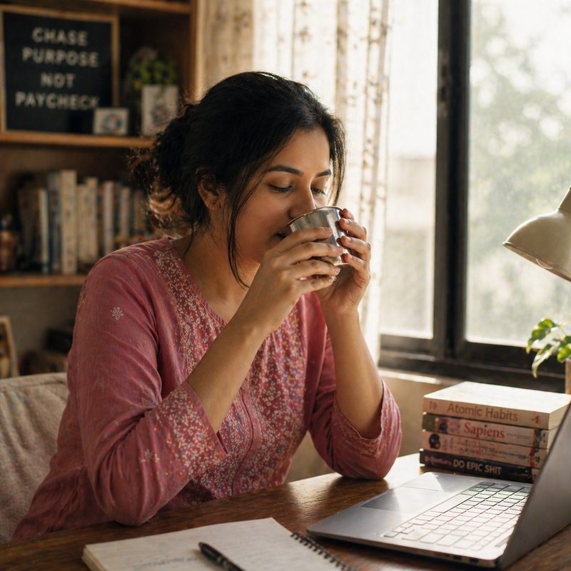 Priya Sharma, daughter caring for her mother